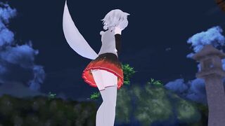 【MMD】Tachishon Momiji (Pissing)【R-18】