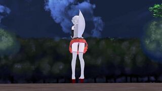 【MMD】Tachishon Momiji (Pissing)【R-18】