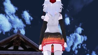 【MMD】Tachishon Momiji (Pissing)【R-18】