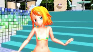 【MMD】Cham type phosphorus - Nekomimi Switch【R-18】