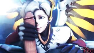 Mercy-PopStar HMV Compilation (Overwatch)【Hentai 3D】