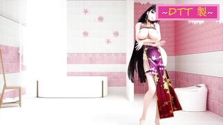 Honkai Mei BGM Adult ceremony knitting - Undress Soft Black Hair Color Edit Smixix