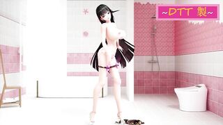 Honkai Mei BGM Adult ceremony knitting - Undress Soft Black Hair Color Edit Smixix