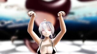 【SEX-MMD】Burning with Haku【R-18】