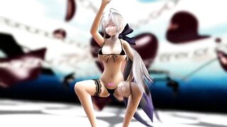 【SEX-MMD】Burning with Haku【R-18】