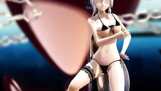 【SEX-MMD】Burning with Haku【R-18】