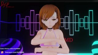 Sexy NUDE Misaka Love Dive Blender MMD 1520