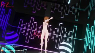 Sexy NUDE Misaka Love Dive Blender MMD 1520