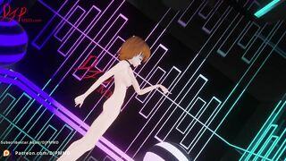 Sexy NUDE Misaka Love Dive Blender MMD 1520