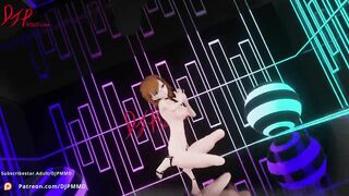 Sexy NUDE Misaka Love Dive Blender MMD 1520