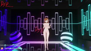 Sexy NUDE Misaka Love Dive Blender MMD 1520