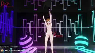 Sexy NUDE Misaka Love Dive Blender MMD 1520