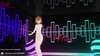 Sexy NUDE Misaka Love Dive Blender MMD 1520