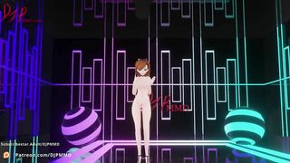 Sexy NUDE Misaka Love Dive Blender MMD 1520