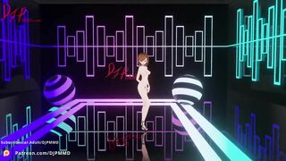 Sexy NUDE Misaka Love Dive Blender MMD 1520