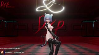 Cute Petite Catgirl Mia Short Hair Blender MMD 1556