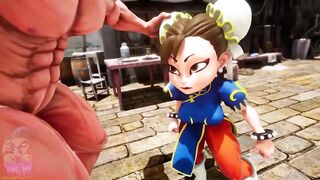 Chun Li - Sex Battle【Hentai 3D】