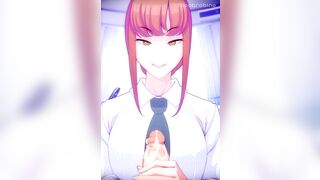 Makima's Handjob POV【Hentai】