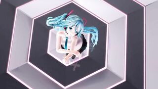 【MMD】Crime Miku 2_0 Pink Cat【R-18】