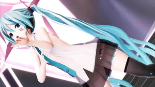 【MMD】Crime Miku 2_0 Pink Cat【R-18】