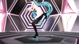 【MMD】Crime Miku 2_0 Pink Cat【R-18】