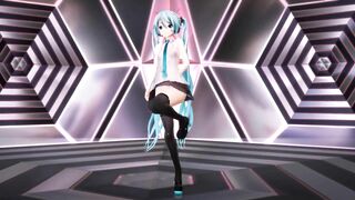 【MMD】Crime Miku 2_0 Pink Cat【R-18】