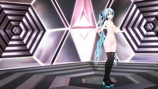 【MMD】Crime Miku 2_0 Pink Cat【R-18】