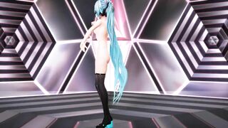 【MMD】Crime Miku 2_0 Pink Cat【R-18】