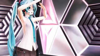 【MMD】Crime Miku 2_0 Pink Cat【R-18】