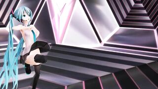 【MMD】Crime Miku 2_0 Pink Cat【R-18】