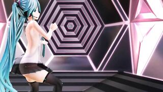 【MMD】Crime Miku 2_0 Pink Cat【R-18】