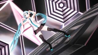 【MMD】Crime Miku 2_0 Pink Cat【R-18】