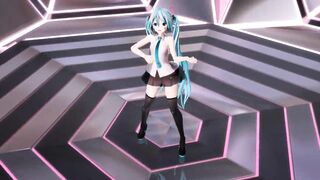 【MMD】Crime Miku 2_0 Pink Cat【R-18】