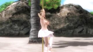 【MMD】Marine Rose Pole Dance【R-18】