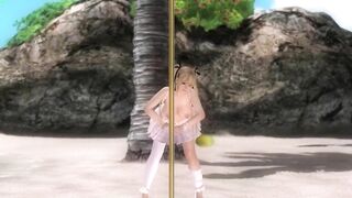 【MMD】Marine Rose Pole Dance【R-18】