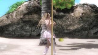 【MMD】Marine Rose Pole Dance【R-18】