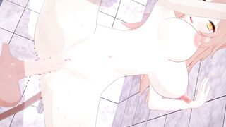 【Vtuber るるどらいおん】るるどらいおんがバックでセックスするだけLoop4