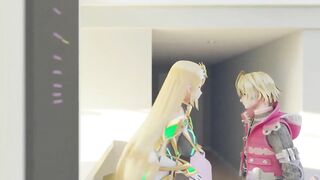 Mini-Giantess - Switched - A Pyra_Mythra Growth Animation