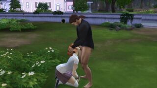 The Sims 4 Peeping Tina do Oral in nature