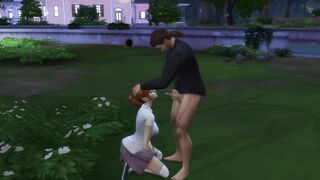 The Sims 4 Peeping Tina do Oral in nature