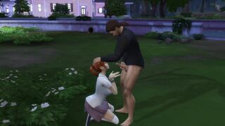 The Sims 4 Peeping Tina do Oral in nature