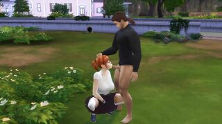 The Sims 4 Peeping Tina do Oral in nature