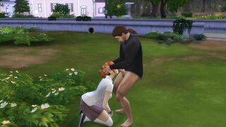 The Sims 4 Peeping Tina do Oral in nature