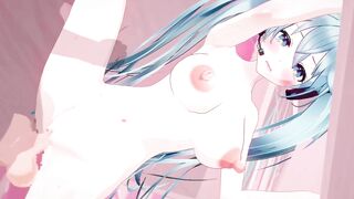 【Vocaloid 初音ミク】初音ミクがバックでセックスするだけLoop1