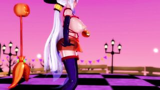 【MMD】Slut and Happy Halloween【R-18】