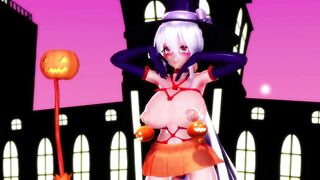 【MMD】Slut and Happy Halloween【R-18】