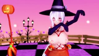 【MMD】Slut and Happy Halloween【R-18】