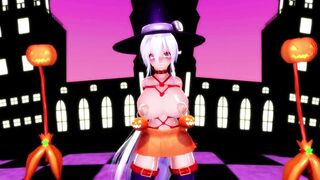 【MMD】Slut and Happy Halloween【R-18】