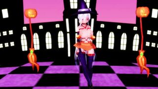 【MMD】Slut and Happy Halloween【R-18】