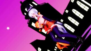 【MMD】Slut and Happy Halloween【R-18】